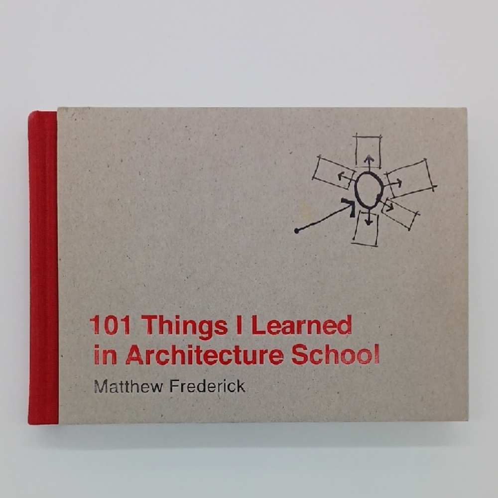 101 Things I Learned in Architecture School Harcover Book By Matthew Frederick